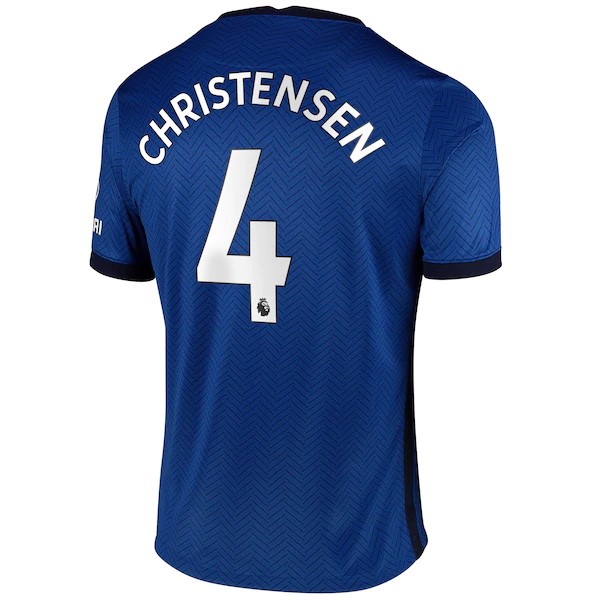 Camiseta Chelsea NO.4 Christensen 1ª Kit 2020 2021 Azul